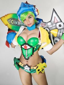 the fantastic namis cosplay as arcade riven from league of legends