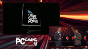 the pc gaming show at e3 2019 27 inch samsung curved gaming monitor