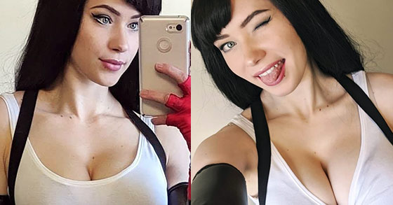 nichameleon just dropped her ultra sexy cosplay as tifa lockhart from final-fantasy 7