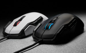 roccat kova aimo gaming mouse black and white