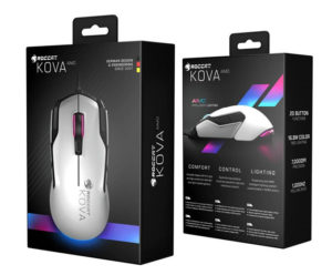 roccat kova aimo gaming mouse the box itself