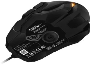 roccat kova aimo gaming mouse the underside
