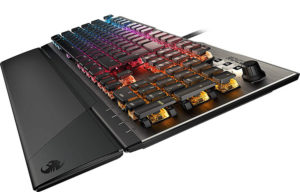 roccat vulcan 120 aimo gaming keyboard from the side