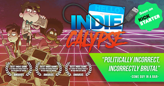 the action adventure game indiecalypse is coming to kickstarter on september 17th