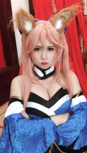 uy uys cosplay of tamamo from fate extra