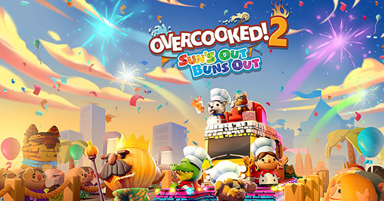overcooked 2s suns out buns out dlc is coming to pc via steam on july 5th