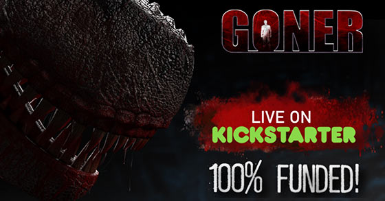 the dinosaur-themed 3d survival horror game goner is now fully funded on kickstarter