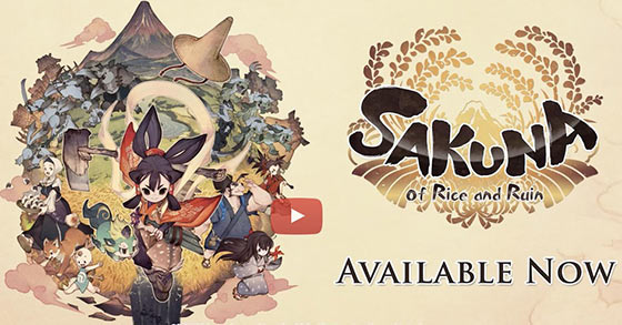 sakuna of rice and ruin has now-sold over 500k copies in total across multiple platforms worldwide