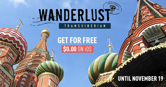 walkabout games has just announced that wanderlust transsiberian is now free on ios devices until november 19th