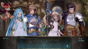 granblue fantasy versus the characters are animated very nicely