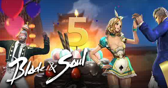 the sexy mmorpg blade and soul has just kicked-off its fifth anniversary festivities