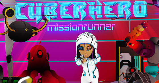 the full version of the roguelike cyberpunk shooter cyber hero mission runner is coming to android on march 24th