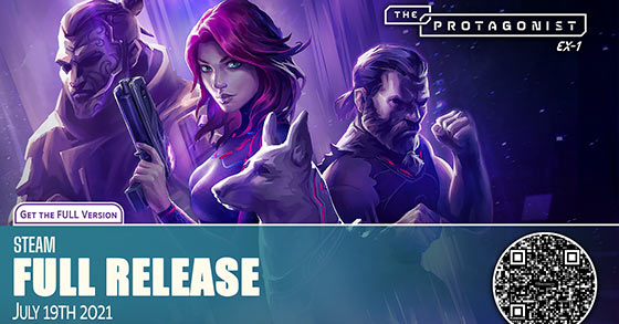 the full version of the tactical sci-fi rpg the protagonist ex-1 is coming to steam on july 19th 2021