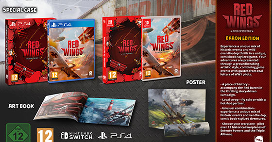 the special boxed version of red wings aces of the sky is now available in eu for the ps4 and nintendo switch
