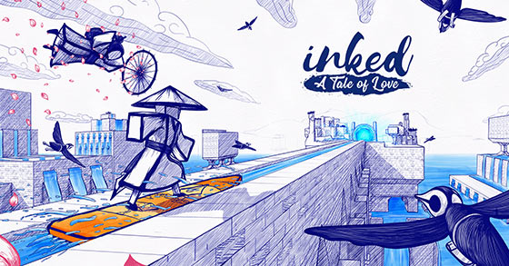 the unique and colorful story-driven adventure puzzle game inked a tale of love is now available for the nintendo switch