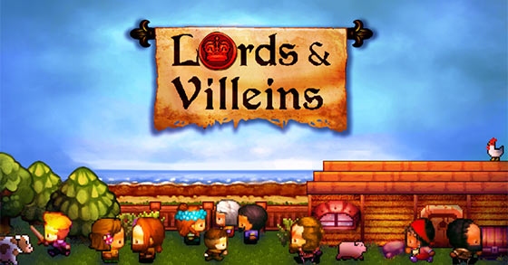 the medieval-themed pixel art colony sim lords and villeins is coming to pc via early access on september 30th 2021