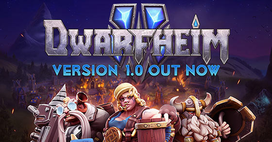 the full version of the co-op rts game dwarfheim is now available for pc via steam