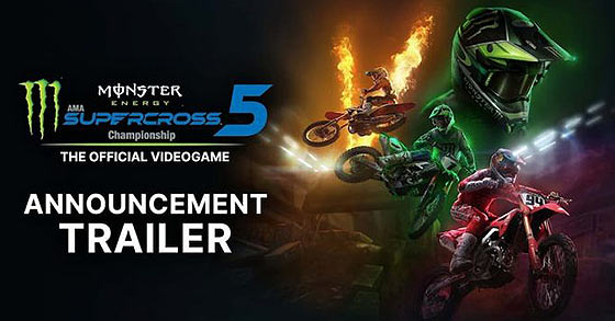 monster energy supercross the official videogame 5 is coming-to pc and consoles on march 17th 2022