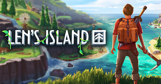 the action-adventure island sim lens island is coming to pc via steam early access today