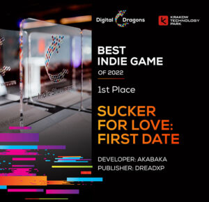 sucker for love first date just won the best indie game of-2022 award at the digital dragons event