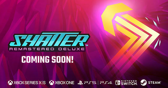 the brick-breaking game shatter remastered deluxe is coming to pc and consoles this september 2022