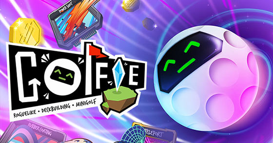 the deckbuilding roguelike mini-golf-game golfie is coming to steam early access on may 26th 2022