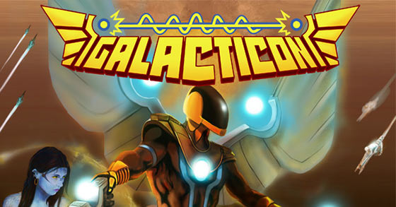 the retro-like arcade action puzzle game galacticon is coming to pc and the nintendo switch on may 22nd 2022