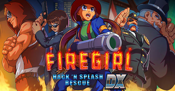 the firefighting roguelite firegirl hack-n-splash rescue dx is now available for consoles