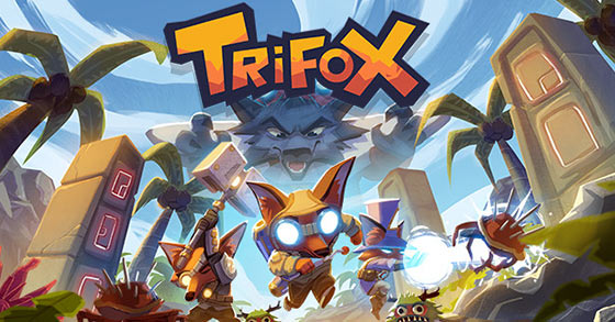 the top-down twin-stick action-adventure trifox is coming to pc and consoles this october 2022