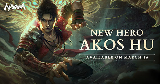 naraka bladepoint has just released its fifteenth playable hero akos hu