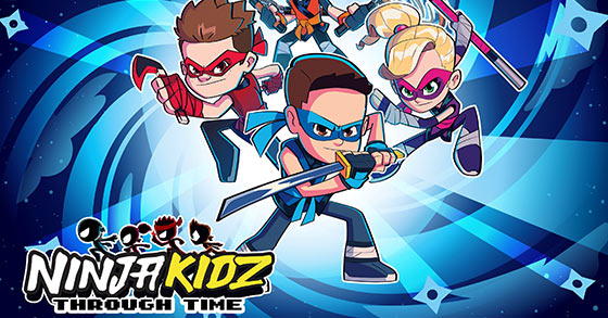 the action-adventure game ninja kidz through time is coming digitally and physically to pc and consoles this summer 2023