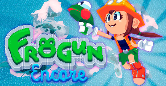the retro-throwback platformer frogun encore is coming to pc via steam this summer 2023