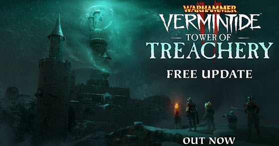 warhammer vermintide 2 has just released its tower of treachery dlc for pc