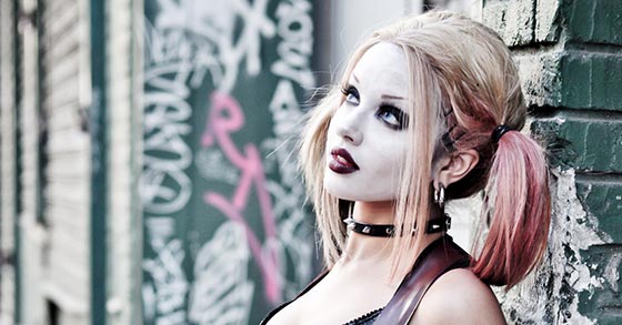 harley quinn cosplay kitty young banner