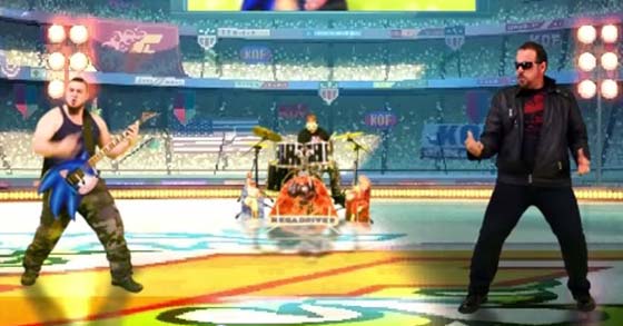 mega driver double k.o. banner