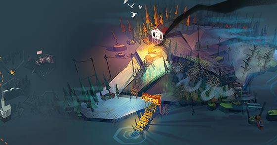 the flame in the flood banner