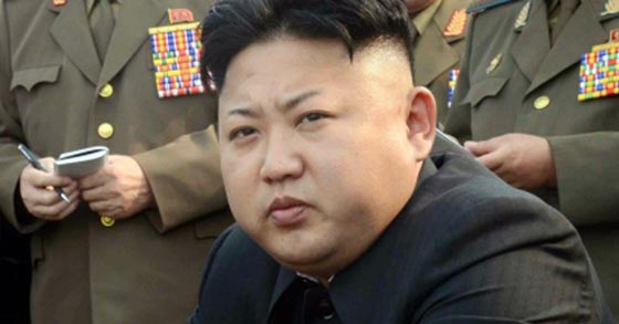 north korea kim jong un banner