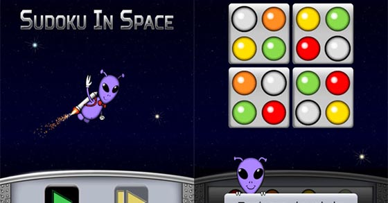 sudoku in space banner