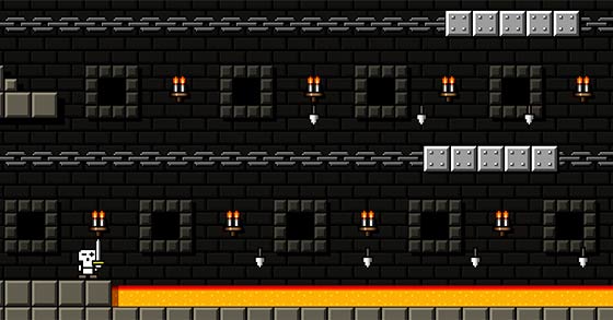 castle of pixel skulls header