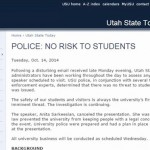 utah state university statement