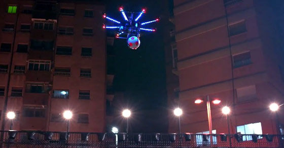 drone football pepsi max