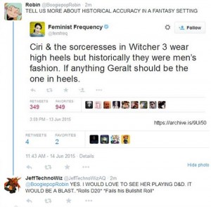 anita sarkeesian lies about the witcher 3