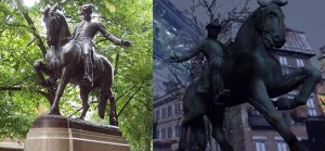 the paul revere statue