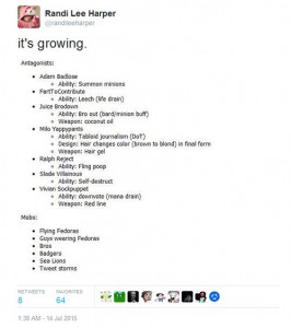randi harper gamergate game list