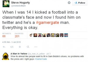 steve hogarty kick in the face