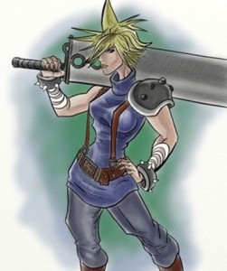 female cloud ff7