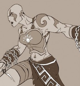 kratos as a female