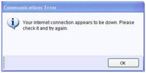 communications error