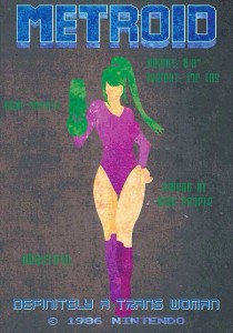 metroid samus aran as a trans woman