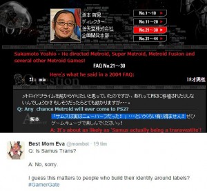 yoshio sakamoto on samus aran